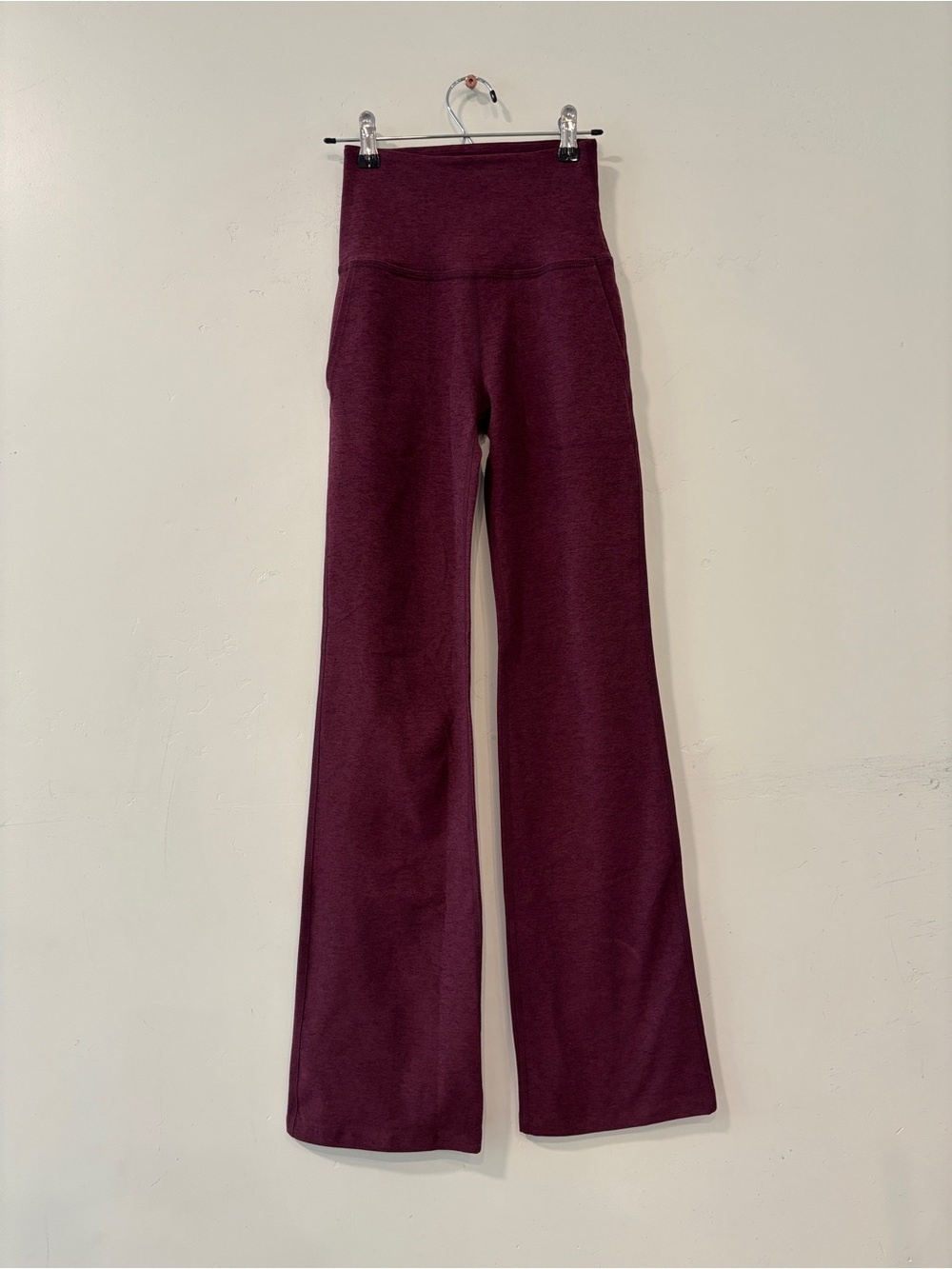 Beyond Yoga Spacedye Laid Back Wide Leg Pockets Pomegranate Leggings Size Small